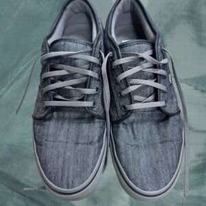 Vans Gray Denim Men's Sneakers